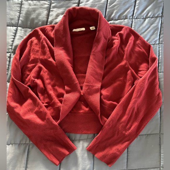 LOFT Sweaters - Burgundy bolero sweater from Loft, size XL